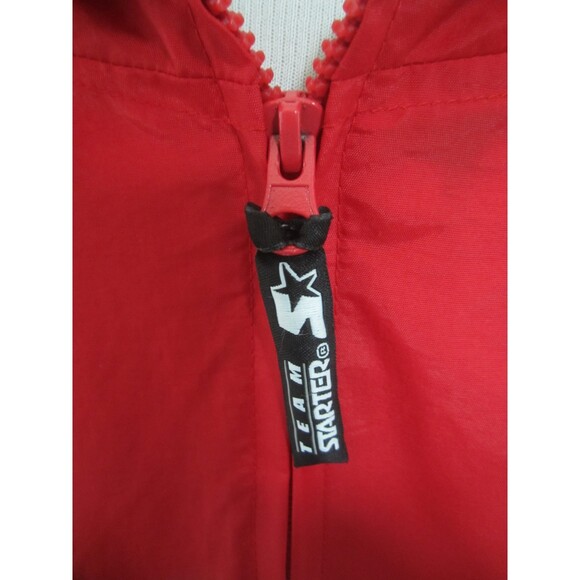 UNIVERSITY OF MARYLAND STARTER HOODED  WINDBREAKER JACKET   SIZE XL - Picture 3 of 6